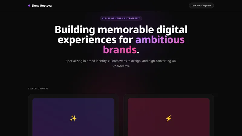 Creative Portfolio Preview