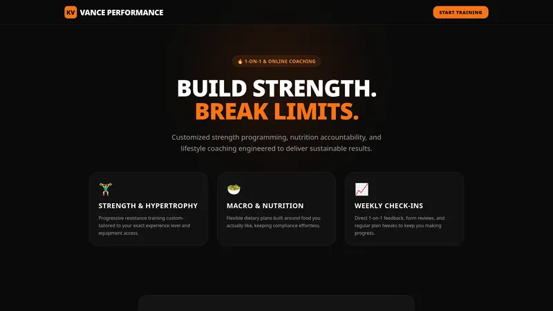 Fitness & Personal Coach Preview